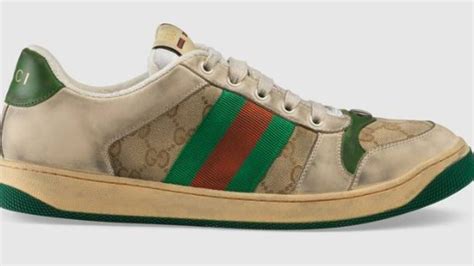 shit stained gucci shoes|gucci selling dirty sneakers.